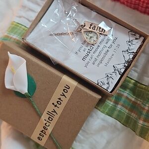 COPY New Mustard seed faith necklace